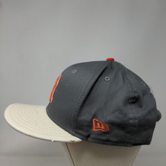 New Era Men's Snapback Hat Gray M-L Embroidered New York Yankees Logo 9Fifty - Picture 3 of 8